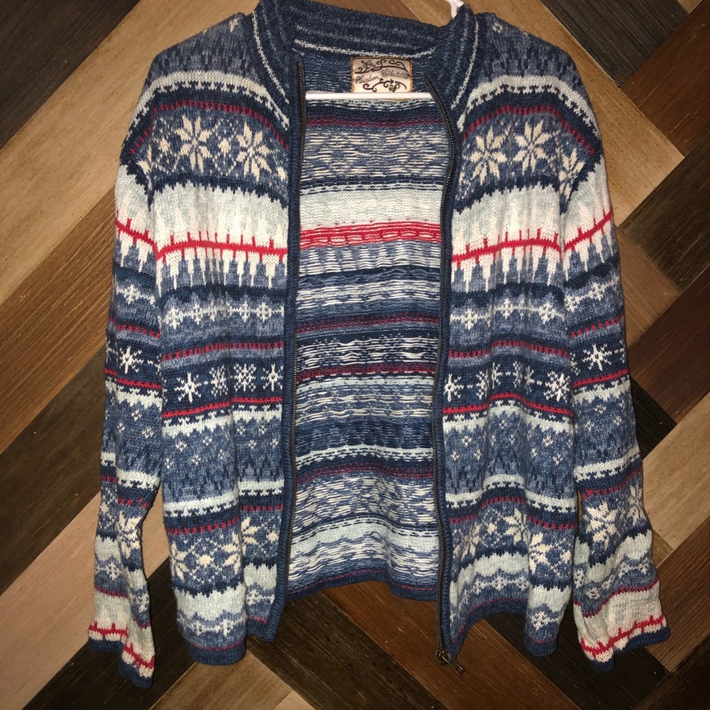 Red white and blue jacket